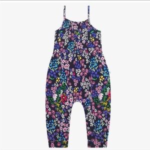 Posh Peanut navy floral Jumpsuit